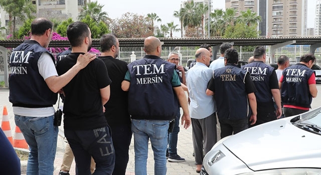 Mersin’de terör örgütü DEAŞ operasyonunda 9 şüpheli yakalandı