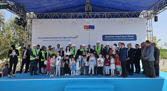 Milli Eğitim Bakan Yardımcısı Yelkenci, Hatay’da temel atma töreninde konuştu: