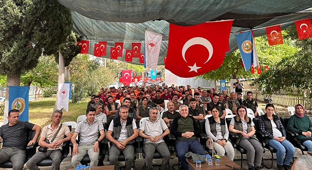 Serik’te Orman İşletme Müdürlüğü personeline yangınla mücadele eğitimi verildi