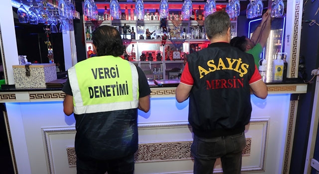 Mersin’de eğlence mekanları denetlendi