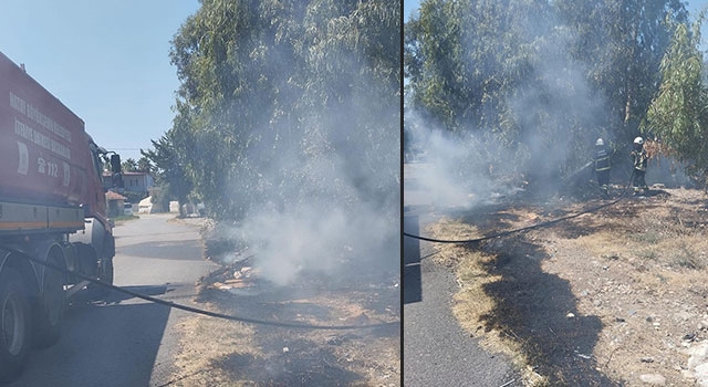 Hatay’da otluk alanda çıkan yangın söndürüldü