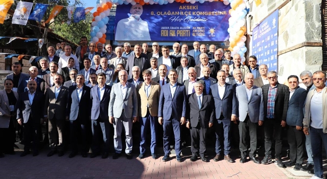 AK Parti Akseki İlçe Başkanlığına Gündoğdu yeniden seçildi