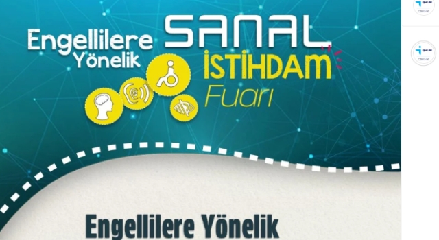 İŞKUR Osmaniye’den Engelli Bireyler İçin Sanal İstihdam Fuarı