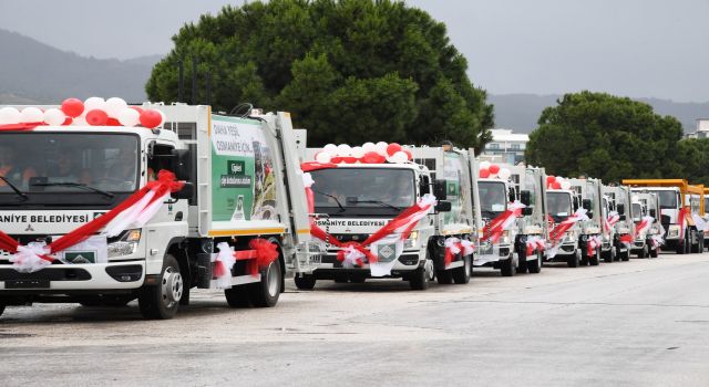 Osmaniye Belediyesi araç filosunu 131 milyon TL yatırımla güçlendirdi