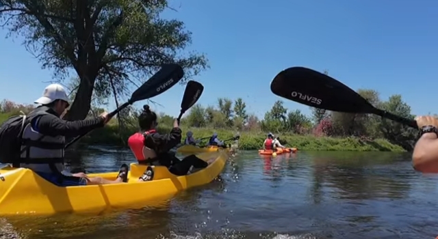 Osmaniye’de Ceyhan Nehri’nde Kano Etkinliği Coşkusu