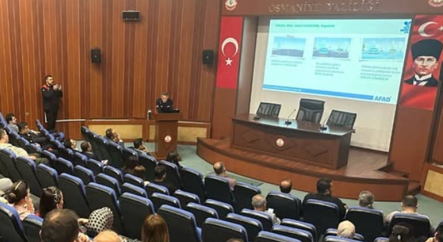 Osmaniye'de Özel Güvenlik Yöneticilerine KAAN Projesi Eğitimi Verildi