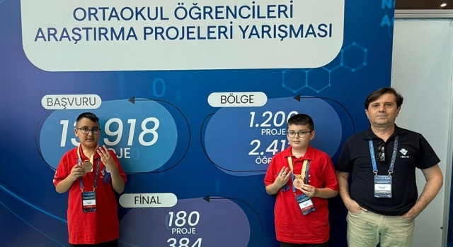 Osmaniyeli öğrenciler TÜBİTAK’ta Türkiye 3.’sü oldu