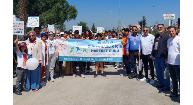 Toprakkale’de “Sağlık İçin Hareket Et” Etkinliği Düzenlendi