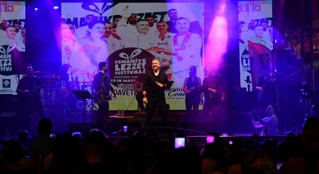 Turgay Başyayla’nın Türküleriyle Osmaniye Lezzet Festivali Coştu