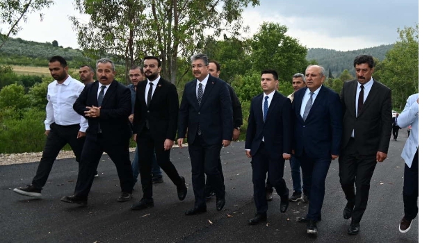 Vali Yılmaz, Çiçeklidere-Esenli-Bağdaş Grup Yolunu Yerinde İnceledi