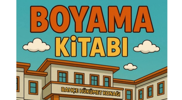 Bahçe Kaymakamlığı'ndan Yapay Zeka Destekli Boyama Kitabı