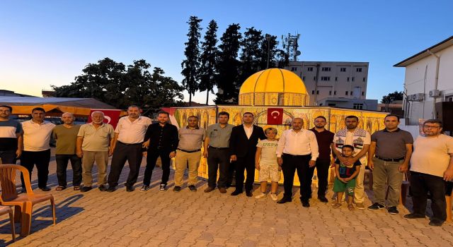 Kadirli’de Gazze İçin Dayanışma Çadırı Kuruldu