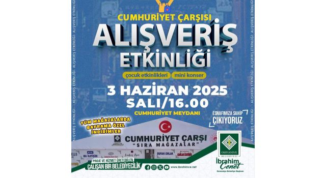 Osmaniye Cumhuriyet Çarşısı’nda Kurban Bayramı Alışveriş Etkinliği