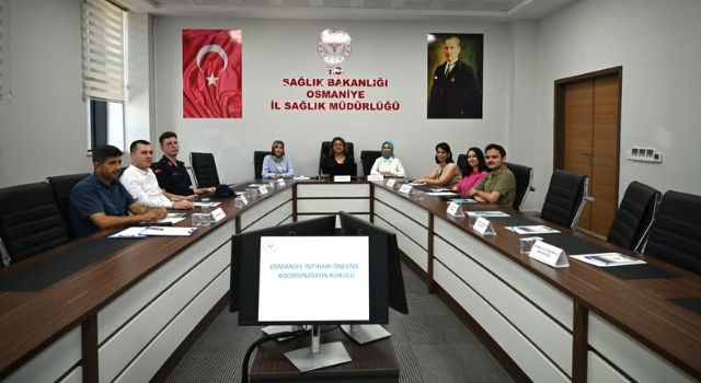 Osmaniye’de intiharı önleme koordinasyon kurulu toplantısı yapıldı