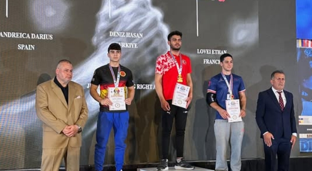Osmaniyeli Hasan Deniz’den Avrupa’da Tarihi Zafer: Şampiyon Oldu!