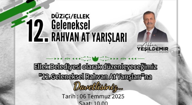 Ellek’te Geleneksel Rahvan At Yarışları 6 Temmuz’da Başlıyor