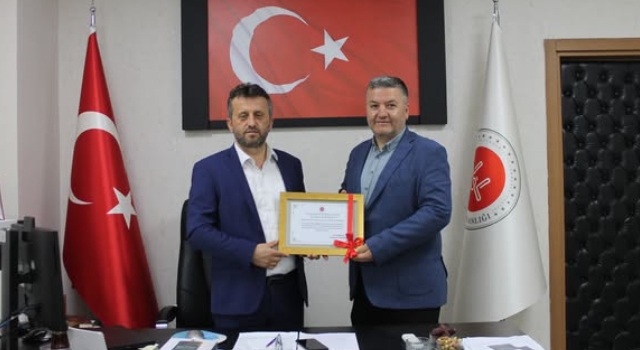 Kur’an Kurslarına Destek Veren Derneklere Teşekkür Belgesi
