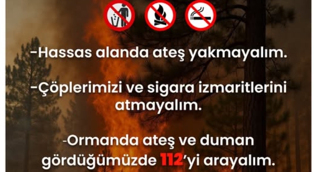 Osmaniye Valiliği’nden Orman Yangınlarına Karşı Vatandaşlara Uyarı