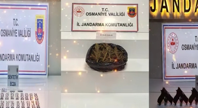 Osmaniye’de Eş Zamanlı Silah ve Uyuşturucu Operasyonu