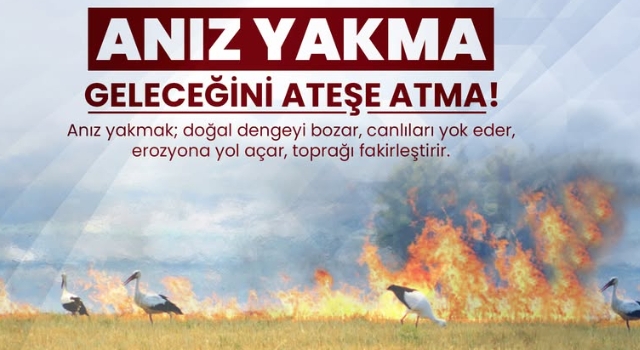 Toprakkale Belediyesi’nden Anız Yangınları Uyarısı