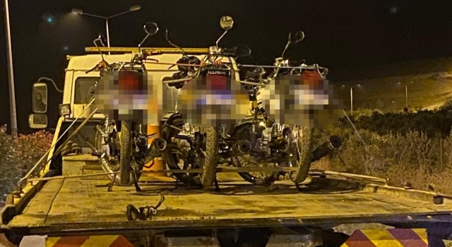 Toprakkale'de Gürültü Yapan Motosikletlilere 37 Bin TL Ceza