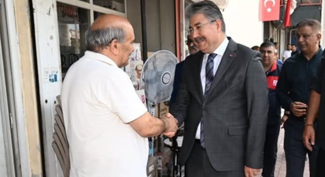 Vali Dr. Erdinç Yılmaz'dan Esnafa Moral Ziyareti
