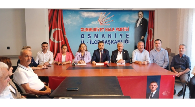CHP Osmaniye’de Saha Programıyla Vatandaşın Yanında