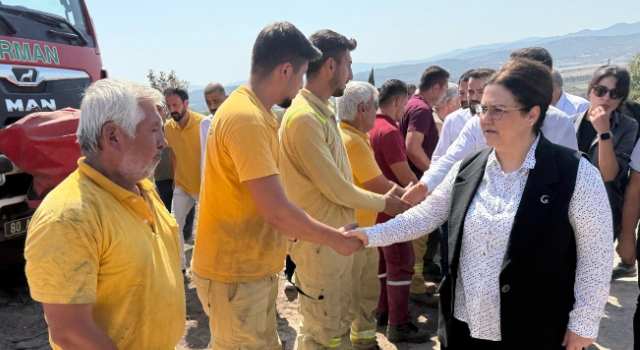 Derya Yanık, Sumbas Yangın Bölgesini Ziyaret Etti