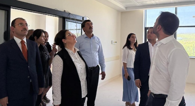 Derya Yanık ve Kaymakam Dolu’dan hastane ve yol denetimi