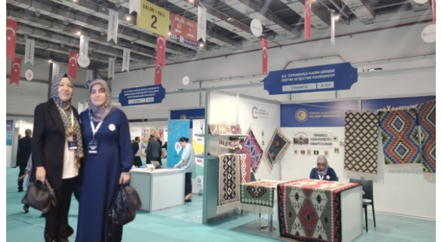 Erzurum Fuarında Toprakkale Kadınlarının Kilimleri Sergilendi