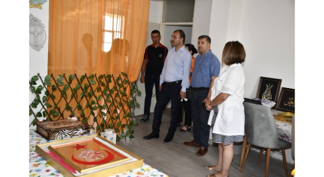 Kaymakam Dolu’dan Aile Destek Merkezi Ziyareti