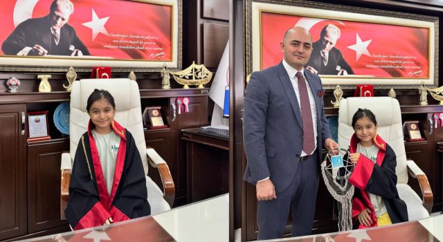Küçük İkra, Cumhuriyet Başsavcısı olma hayalini yaşadı
