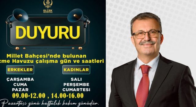 Millet Bahçesi’ndeki Yüzme Havuzu Kadın ve Erkeklere Açık
