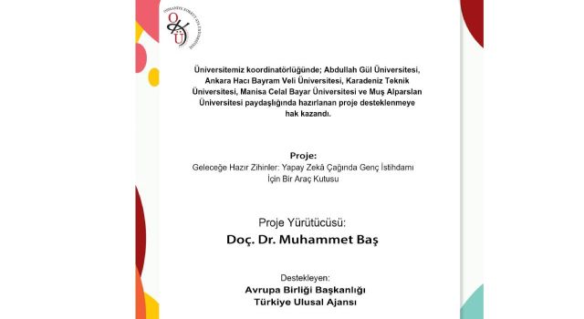 OKÜ Koordinatörlüğündeki Yapay Zekâ Projesine AB Desteği