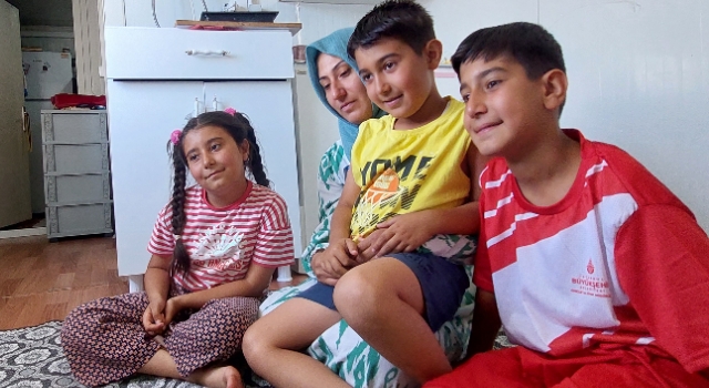 Konteyner kentte yaşayan depremzede ailenin tahliye korkusu