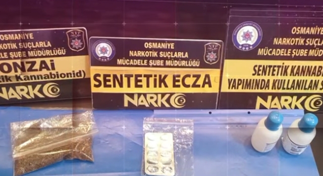 Osmaniye Narkotik Ekiplerinden Zehir Tacirlerine Darbe
