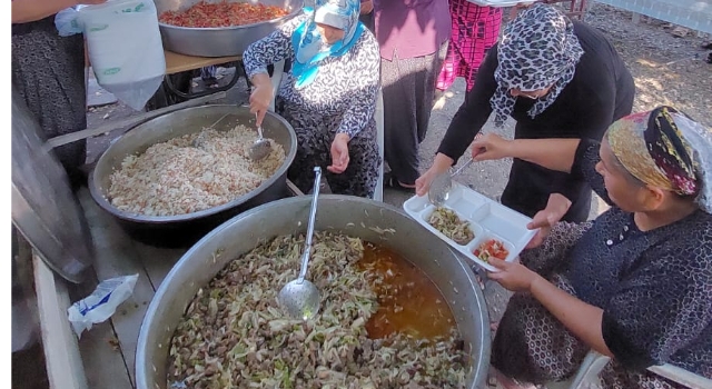 Osmaniye’de imeceyle pişen düğün yemekleri ilgi çekiyor