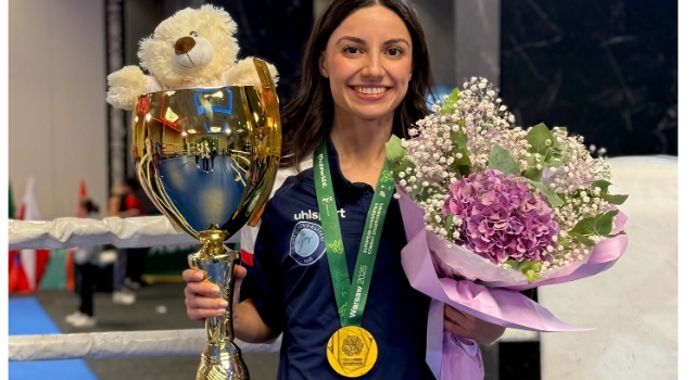 Osmaniyeli Aybüke Kılınç Avrupa’da Altın Madalya Kazandı