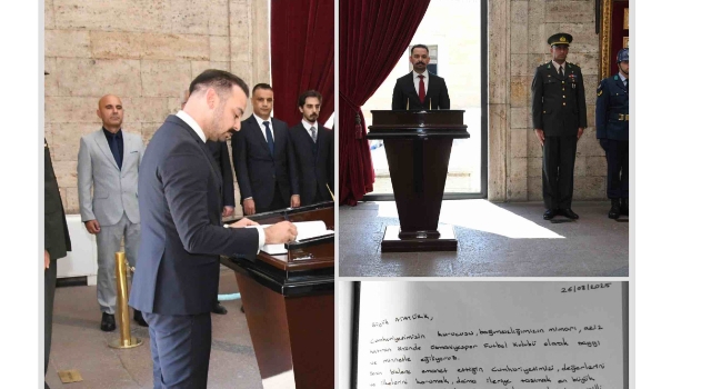 Osmaniyespor FK Yönetimi Anıtkabir’de Atatürk’ü Andı
