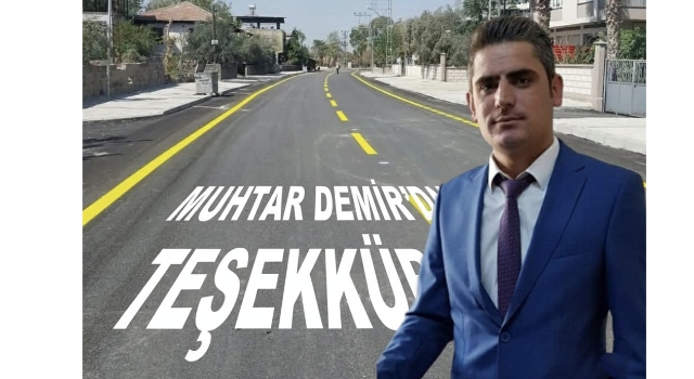 40 yıldır asfalt görmeyen mahallenin yolları yenilendi.