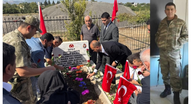 Şehit Sedat Yıldız Şehadetinin 9. yılında mezarı başında anıldı