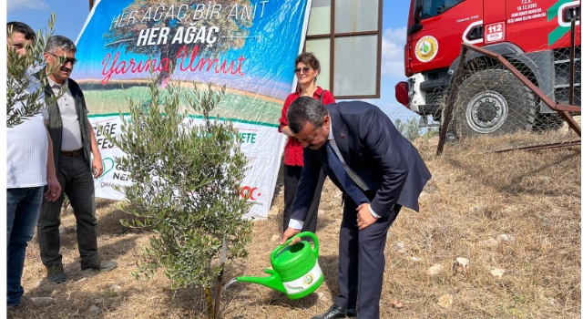 Yarbaşı’nda Zeytin Fidanları Toprakla Buluştu