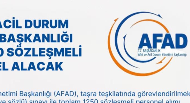 AFAD’dan Osmaniyelilere Yeni İş Fırsatı!