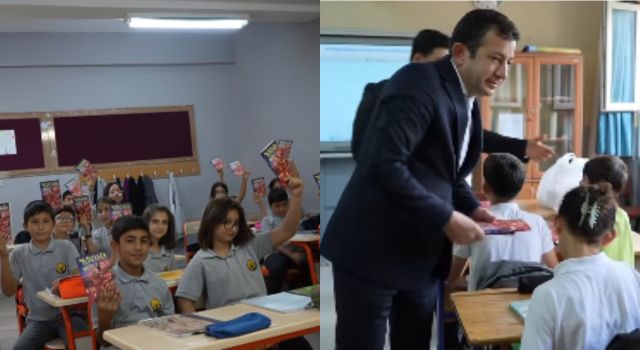 Bahçe’de Çocuklara Kitap Hediyesi