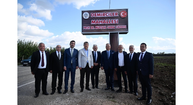 Göktürk Düğün Salonu ve Prof. Dr. Mustafa Gerek Caddesi Açıldı