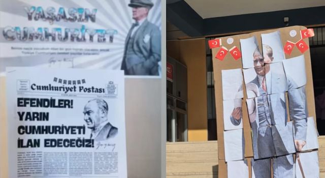 İmam hatipli Öğrencilerden Anlamlı Cumhuriyet Etkinliği