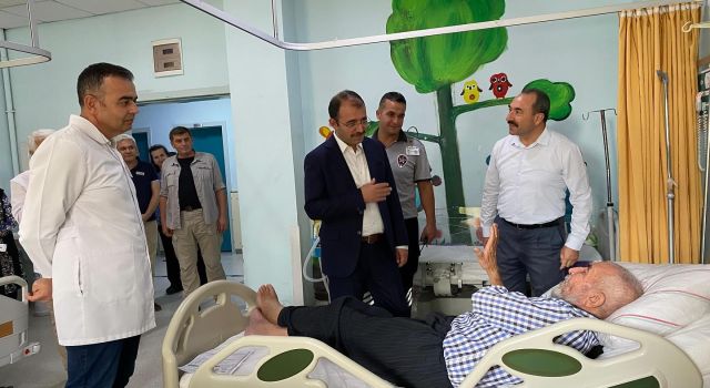 Kaymakamdan Hastalara Moral Ziyareti