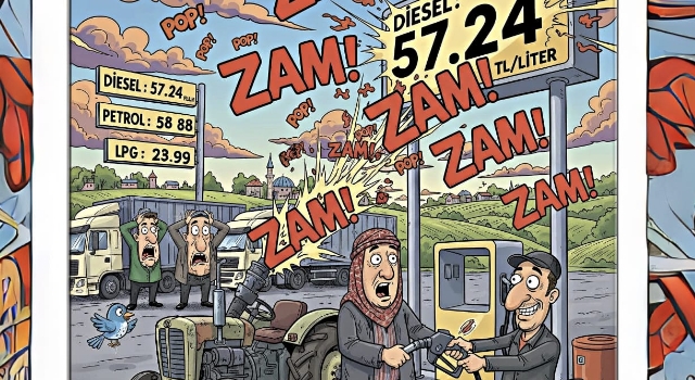 Osmaniye'den Mazot Zammına Tepki