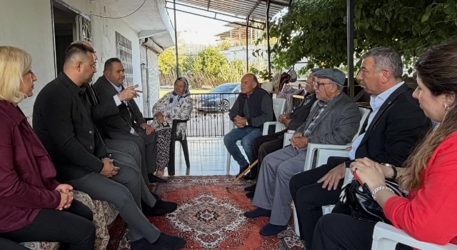 Toprakkale’de MHP’den kapı kapı gönül ziyareti