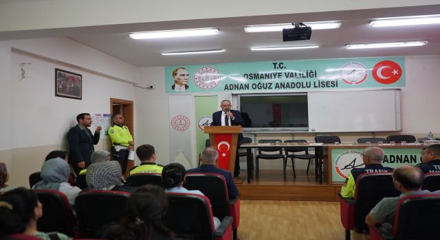 Osmaniye’de servis personeline güvenli taşıma eğitimi